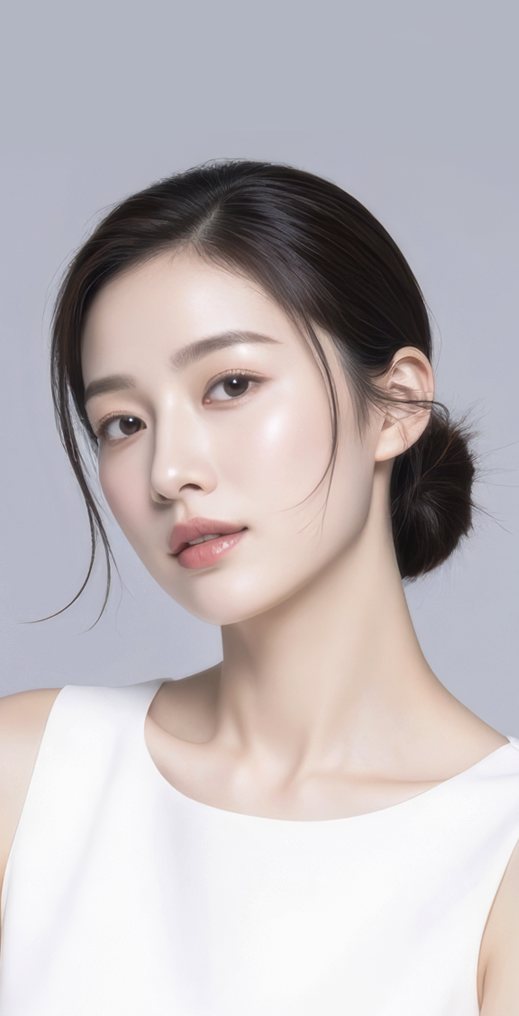 화려하면서 자연스러운 눈매의 모델